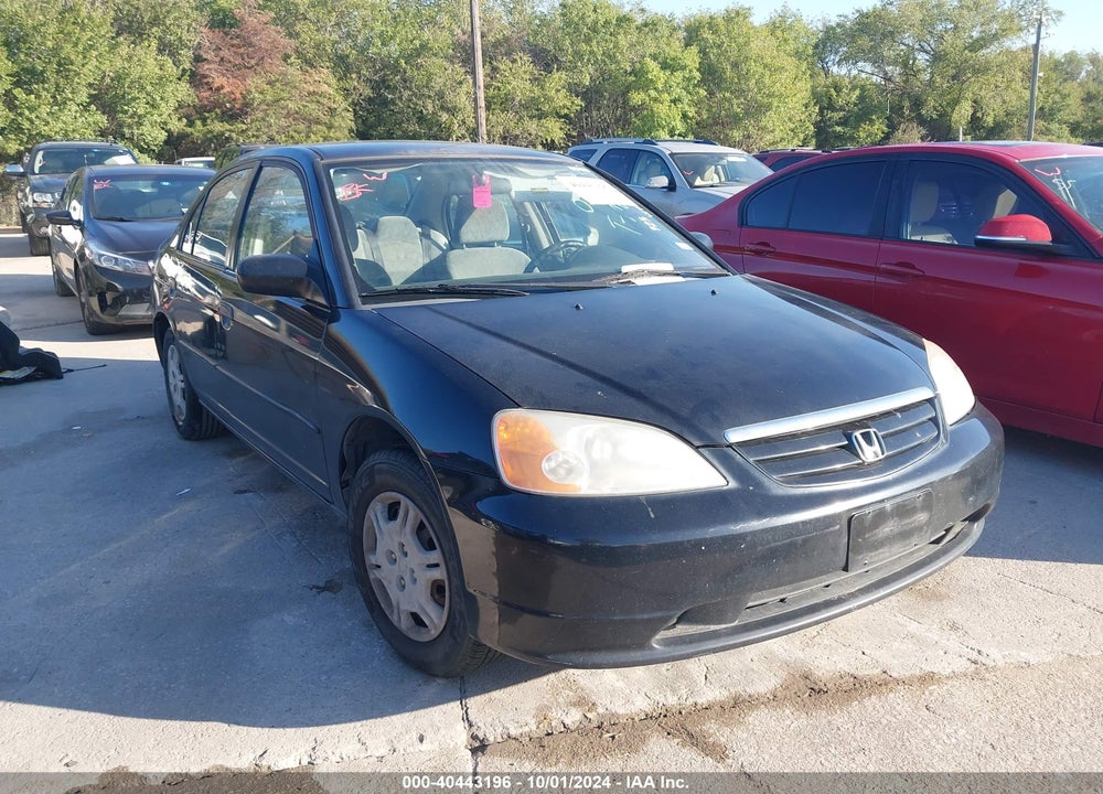 2001 HONDA CIVIC LX VIN: JHMES16591S004982