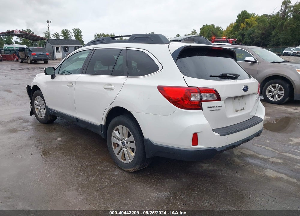 2017 SUBARU OUTBACK 2.5I PREMIUM VIN: 4S4BSAFC0H3272080
