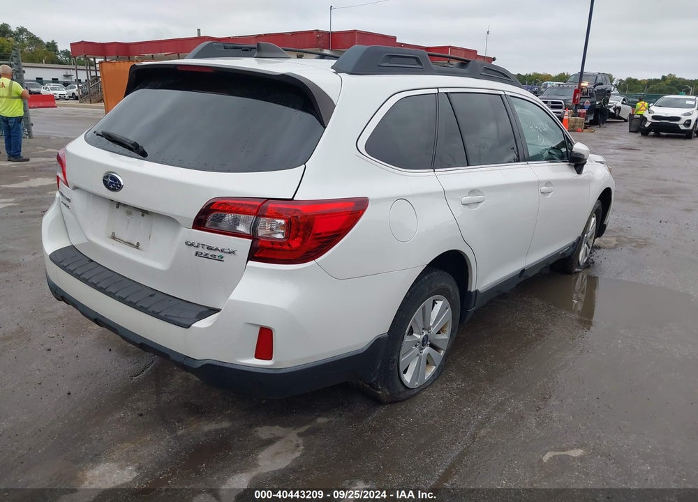 2017 SUBARU OUTBACK 2.5I PREMIUM VIN: 4S4BSAFC0H3272080