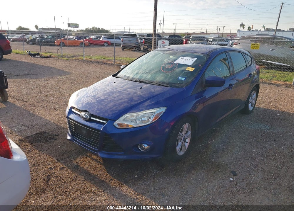 2012 FORD FOCUS SE VIN: 1FAHP3K27CL278594