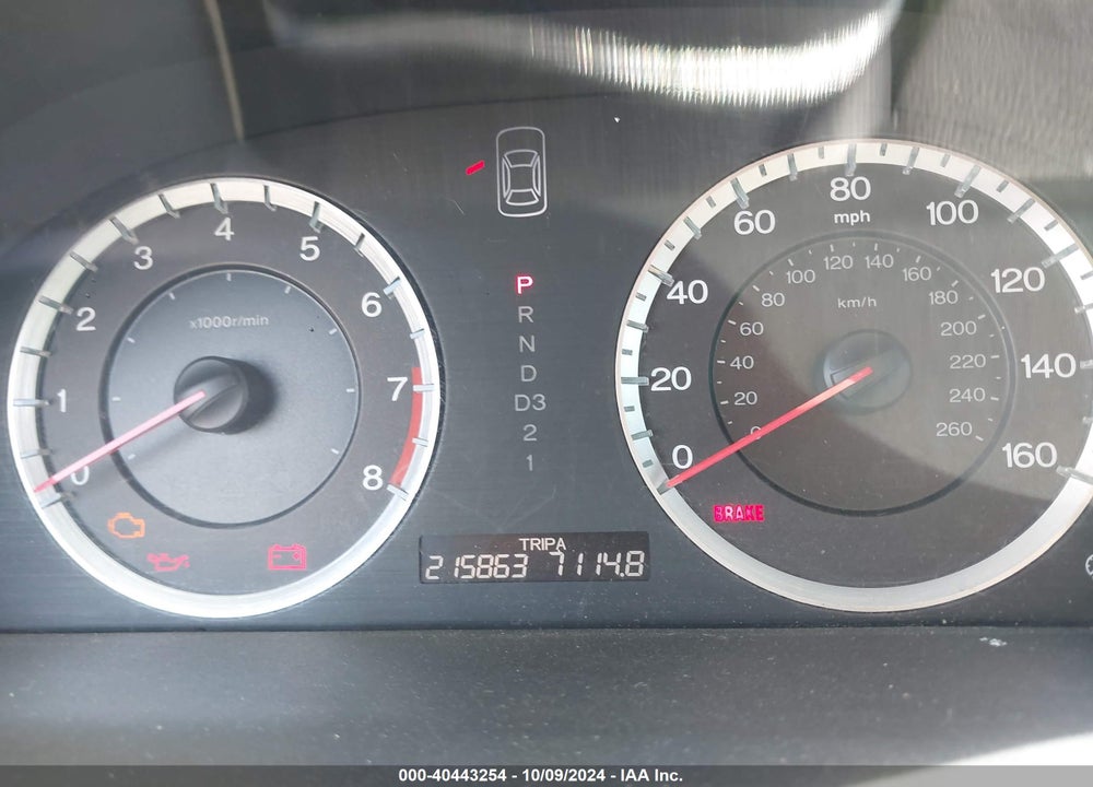 2008 HONDA ACCORD 2.4 LX VIN: 1HGCP263X8A044939