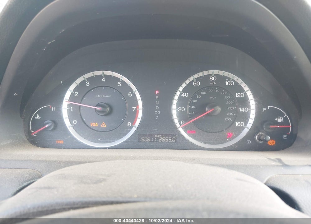 2009 HONDA ACCORD 2.4 LX VIN: 1HGCP26389A056024