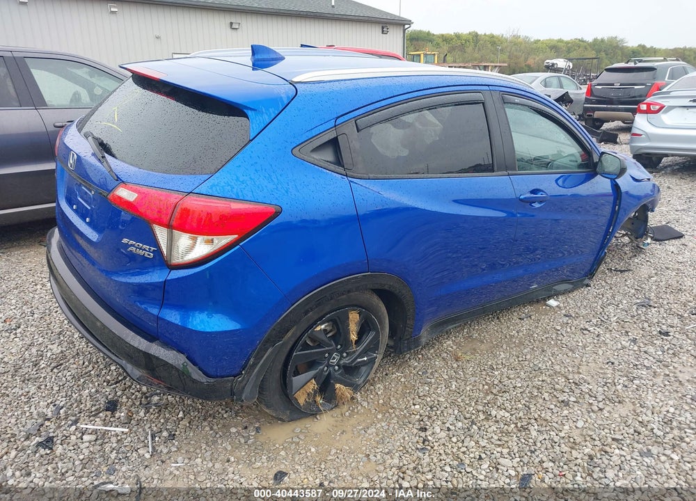 2021 HONDA HR-V AWD SPORT VIN: 3CZRU6H17MM754280