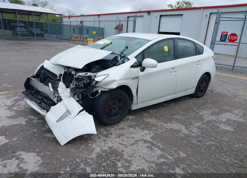 2012 TOYOTA PRIUS TWO VIN: JTDKN3DU9C5435034