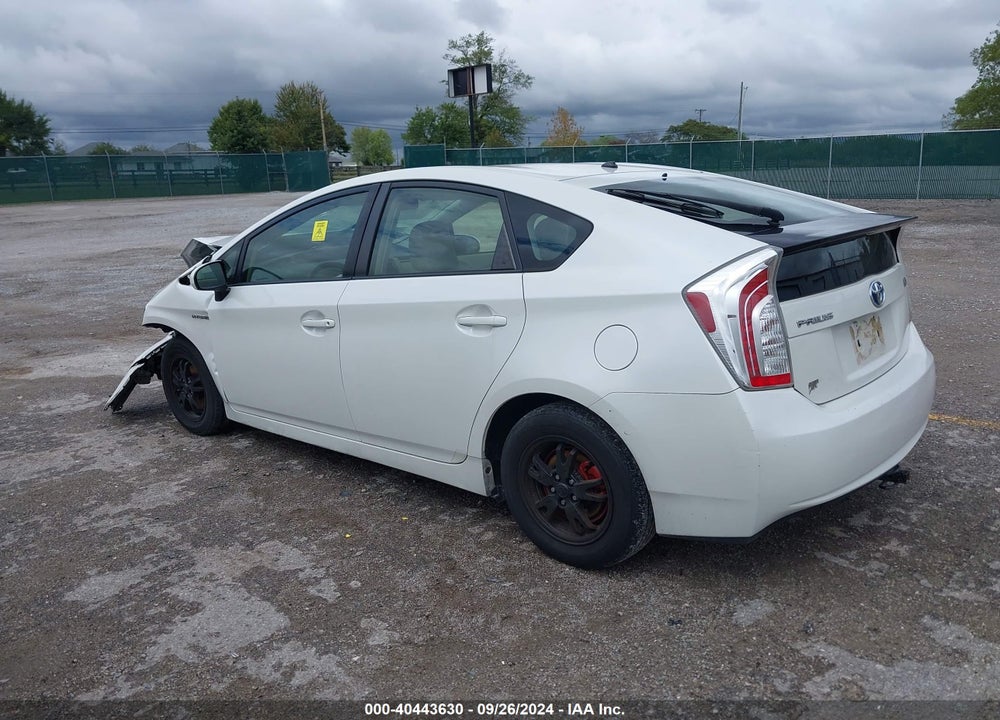 2012 TOYOTA PRIUS TWO VIN: JTDKN3DU9C5435034