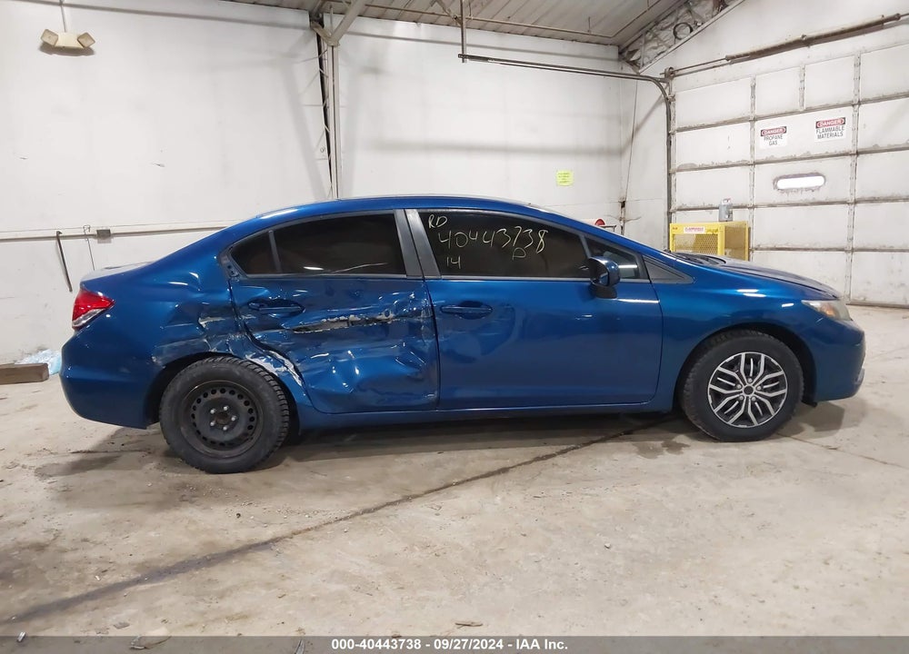 2014 HONDA CIVIC LX VIN: 19XFB2F55EE220249