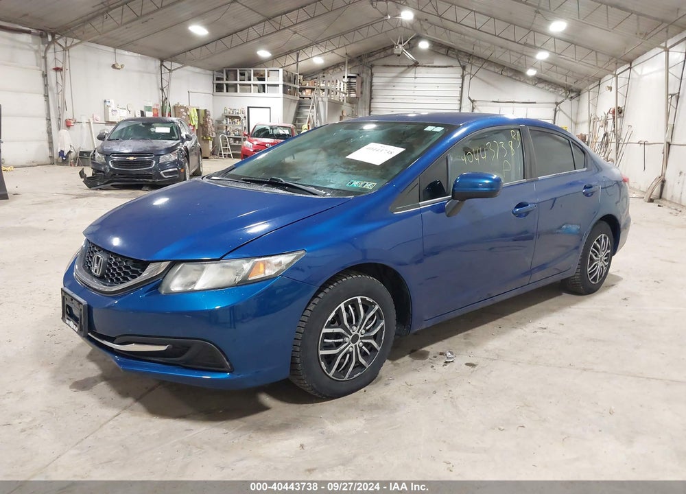 2014 HONDA CIVIC LX VIN: 19XFB2F55EE220249
