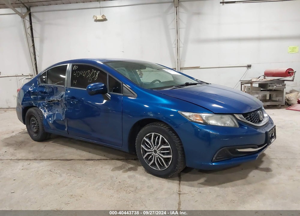 2014 HONDA CIVIC LX VIN: 19XFB2F55EE220249