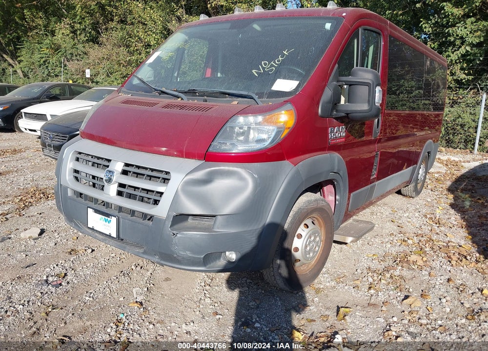 2014 RAM PROMASTER 1500 LOW ROOF VIN: 3C6TRVAG9EE124866