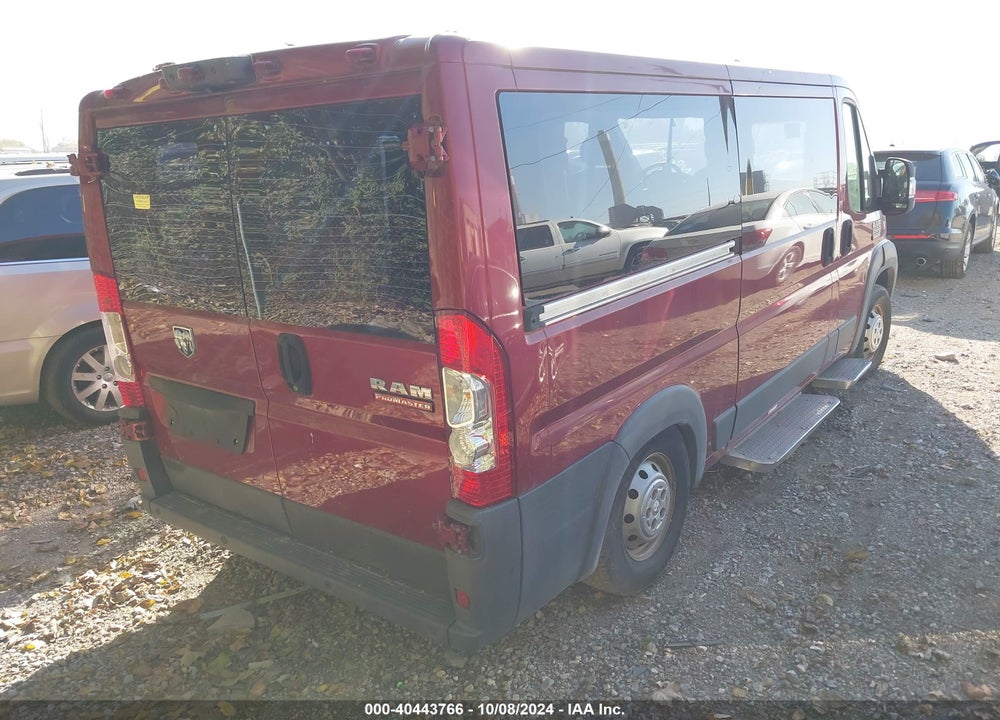2014 RAM PROMASTER 1500 LOW ROOF VIN: 3C6TRVAG9EE124866