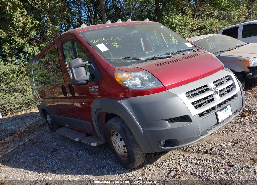 2014 RAM PROMASTER 1500 LOW ROOF VIN: 3C6TRVAG9EE124866