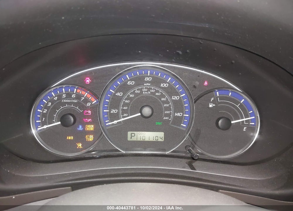 2010 SUBARU FORESTER 2.5X VIN: JF2SH6AC7AH721286