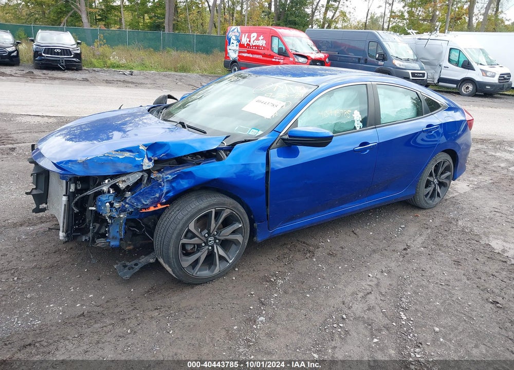 2019 HONDA CIVIC SPORT VIN: 2HGFC2F88KH542067