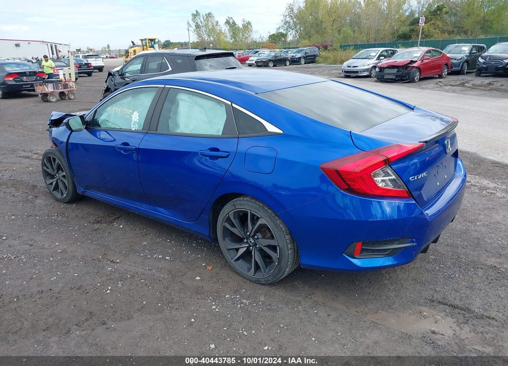 2019 HONDA CIVIC SPORT VIN: 2HGFC2F88KH542067