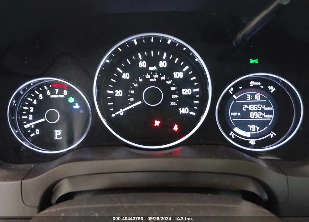 2019 HONDA HR-V LX VIN: 3CZRU5H34KG702628