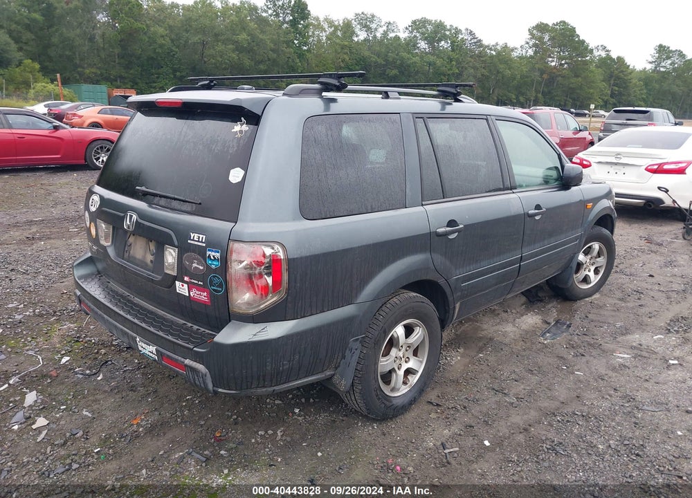 2006 HONDA PILOT EX-L VIN: 5FNYF28696B048001