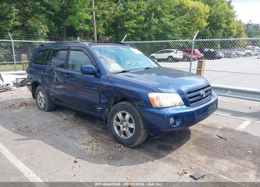 2007 TOYOTA HIGHLANDER V6 VIN: JTEGP21A170147995
