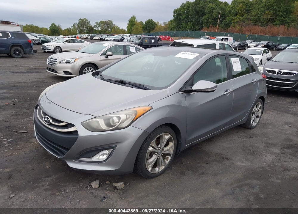 2013 HYUNDAI ELANTRA GT BASE W/BLUE VIN: KMHD35LE7DU126167