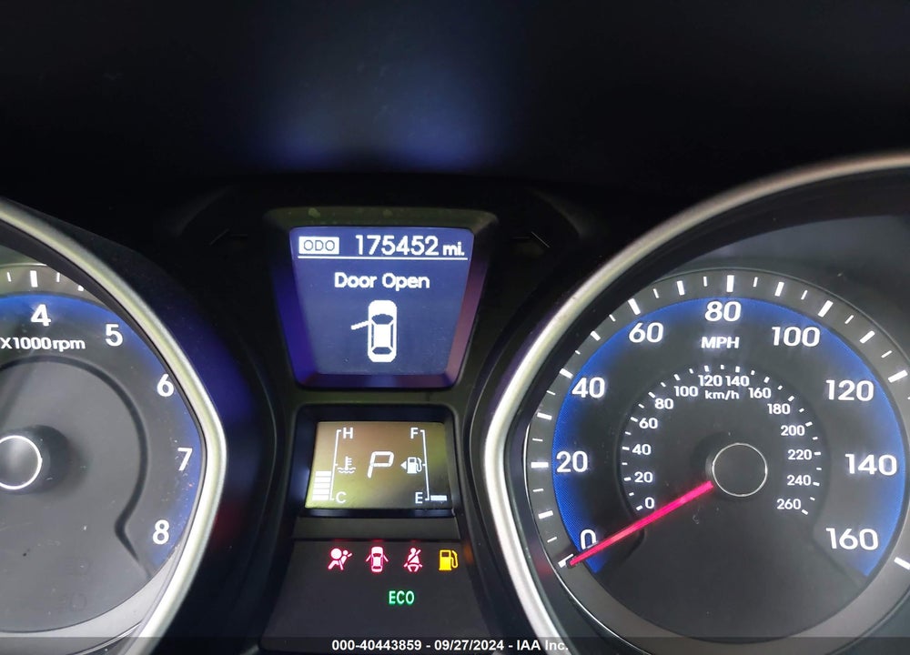2013 HYUNDAI ELANTRA GT BASE W/BLUE VIN: KMHD35LE7DU126167