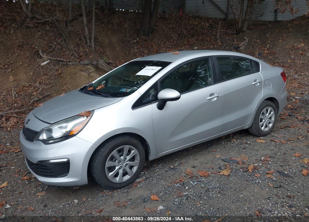 2016 KIA RIO LX VIN: KNADM4A35G6658584