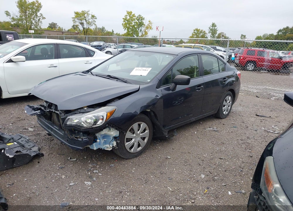 2016 SUBARU IMPREZA VIN: JF1GJAA64GH012254