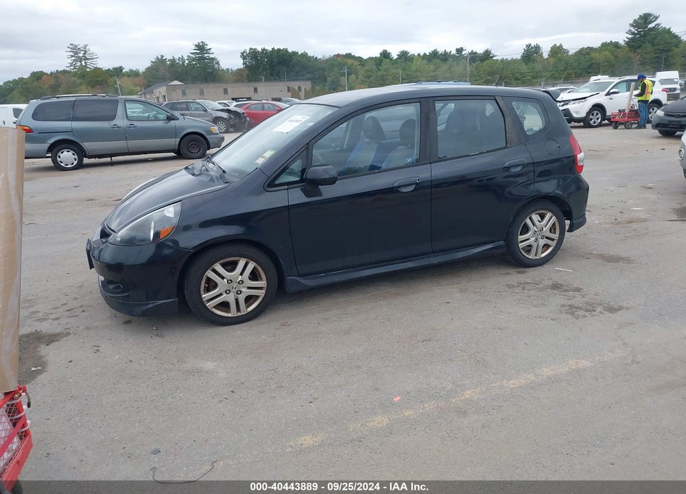 2008 HONDA FIT SPORT VIN: JHMGD38628S021198