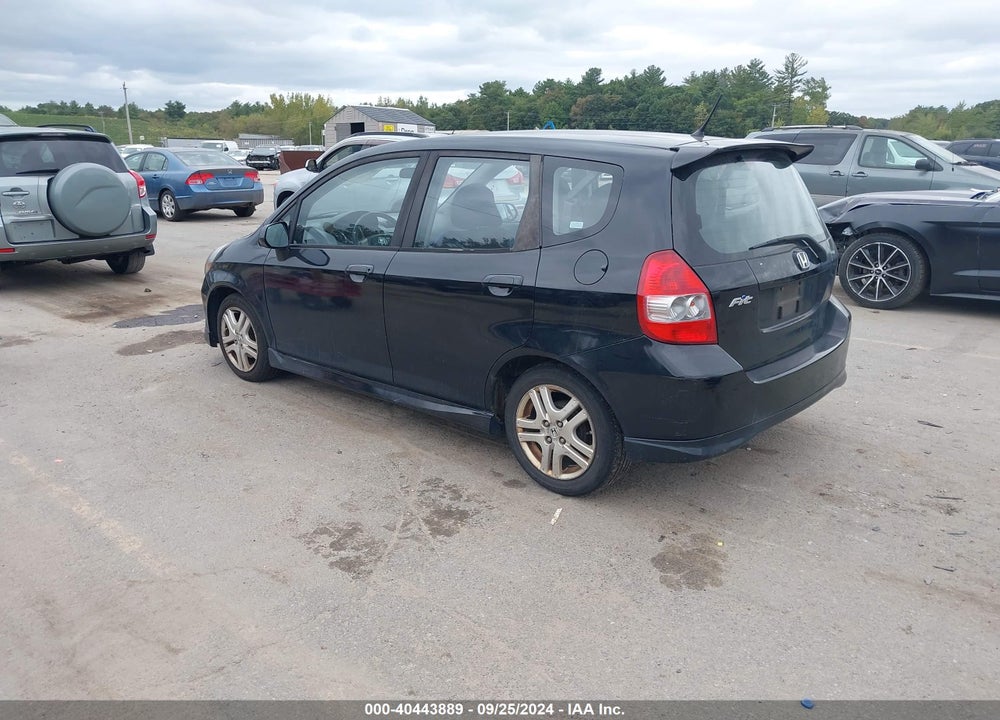 2008 HONDA FIT SPORT VIN: JHMGD38628S021198
