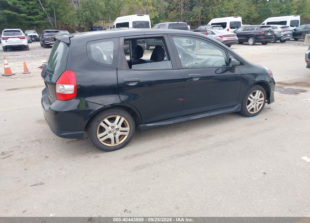 2008 HONDA FIT SPORT VIN: JHMGD38628S021198