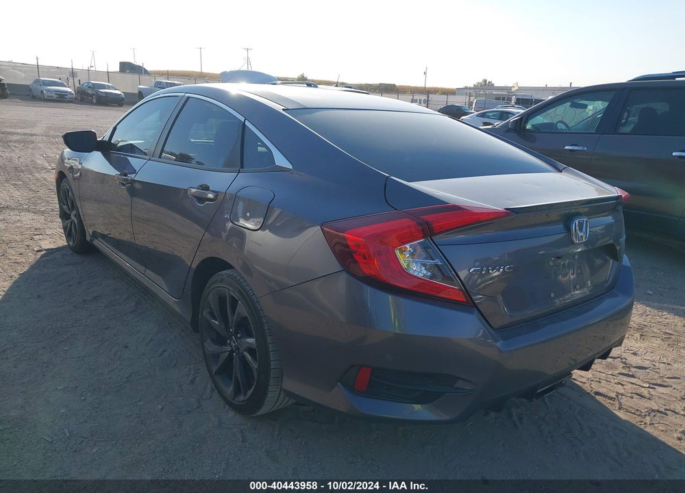2020 HONDA CIVIC SPORT VIN: 19XFC2F87LE208107