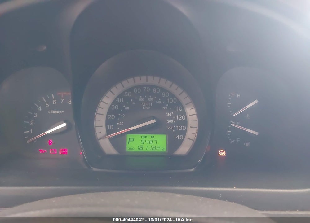 2007 KIA SPECTRA EX VIN: KNAFE121575441611