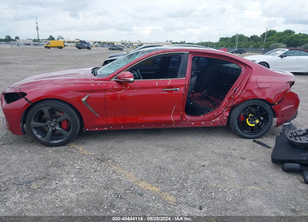 2021 GENESIS G70 3.3T RWD VIN: KMTG34LE4MU070590