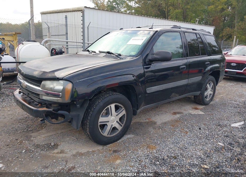 2005 CHEVROLET TRAILBLAZER LS VIN: 1GNDT13SX52313183