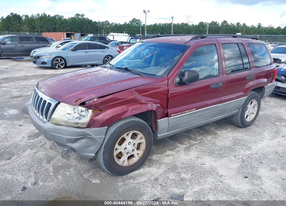 2002 JEEP GRAND CHEROKEE LAREDO VIN: 1J4GX48S22C301985