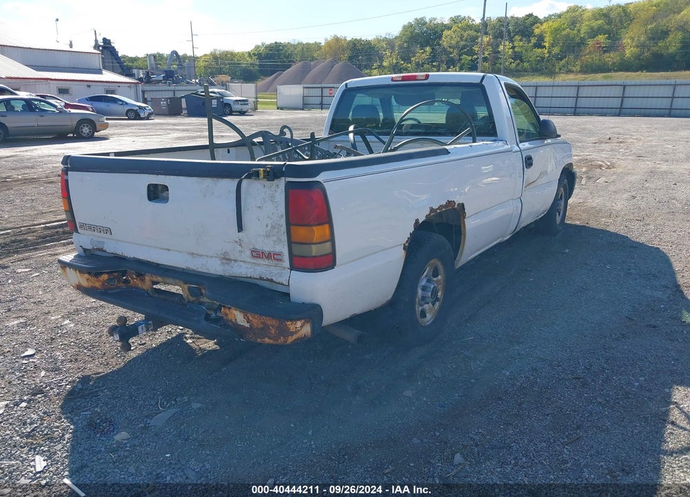 2004 GMC SIERRA 1500 WORK TRUCK VIN: 1GTEC14X04Z109327