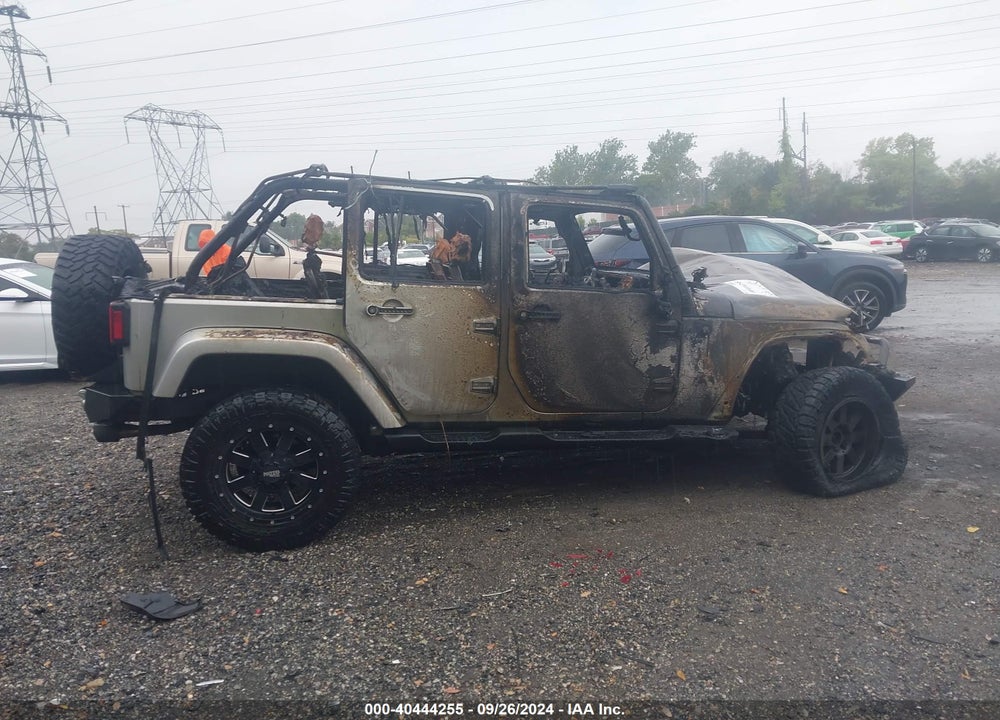 2008 JEEP WRANGLER UNLIMITED SAHARA VIN: 1J4GA59168L595218
