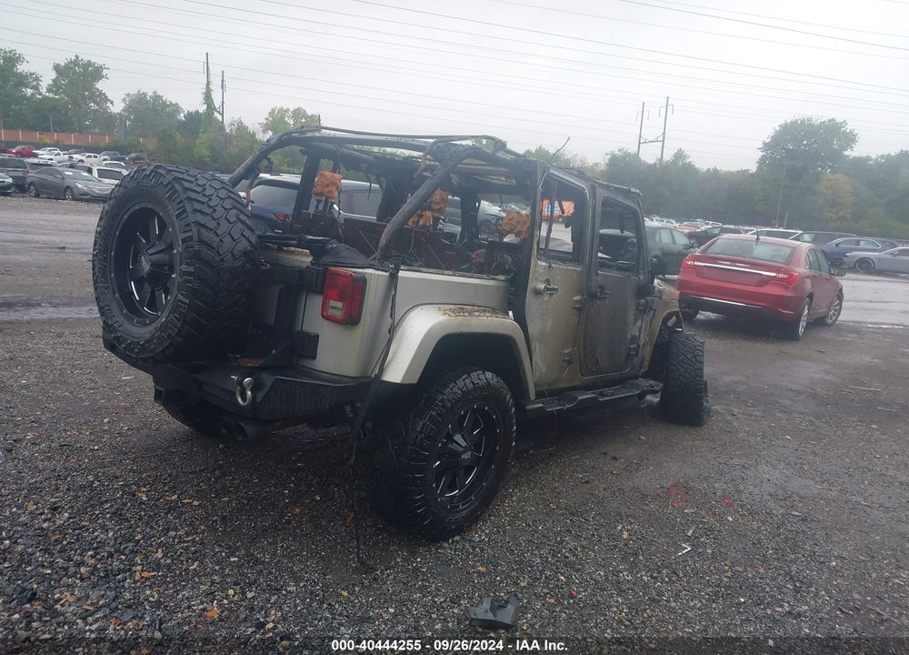 2008 JEEP WRANGLER UNLIMITED SAHARA VIN: 1J4GA59168L595218