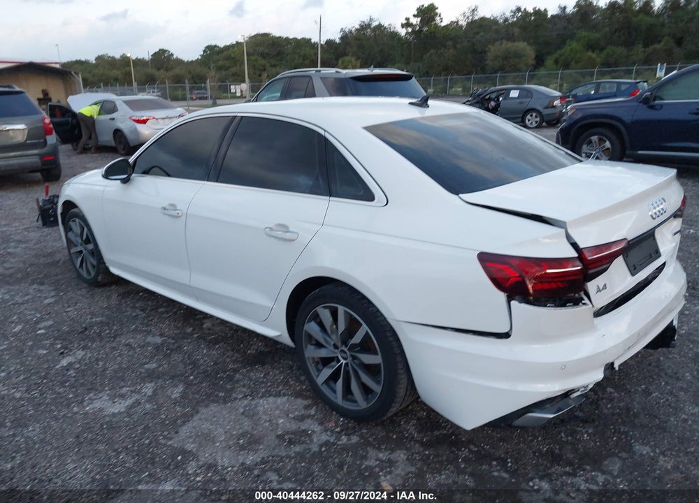 2021 AUDI A4 PREMIUM 40 TFSI QUATTRO S TRONIC VIN: WAUABAF43MA043808