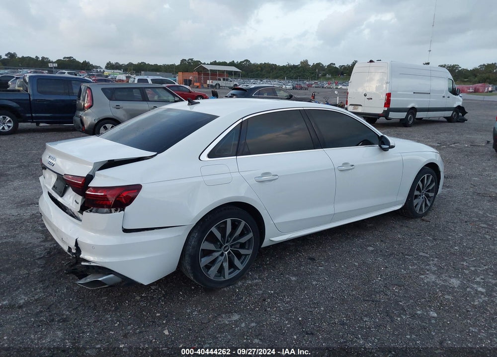 2021 AUDI A4 PREMIUM 40 TFSI QUATTRO S TRONIC VIN: WAUABAF43MA043808