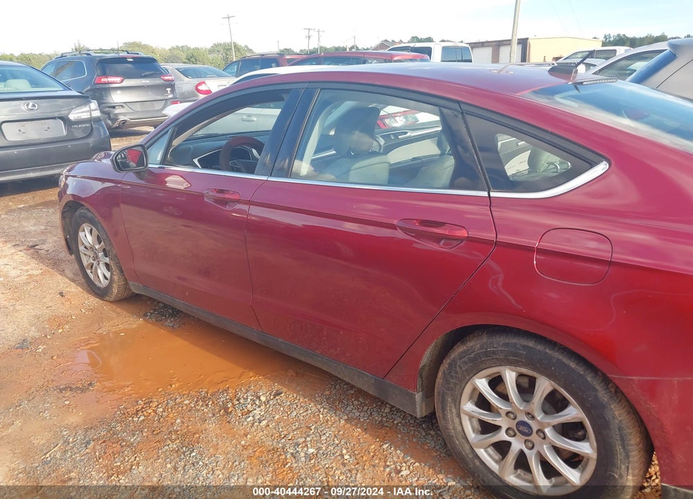 2015 FORD FUSION S VIN: 3FA6P0G79FR134187