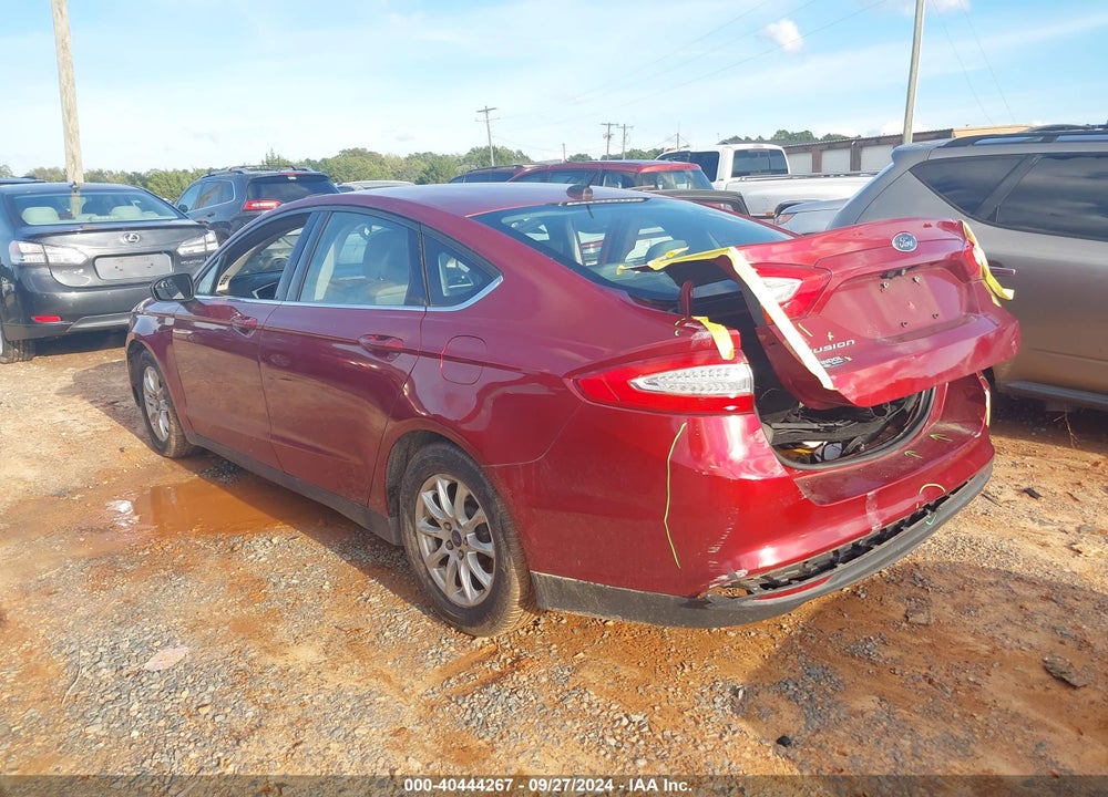 2015 FORD FUSION S VIN: 3FA6P0G79FR134187
