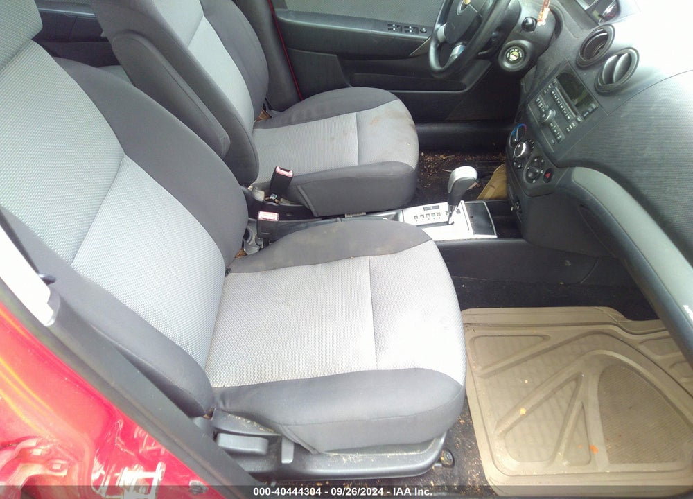 2009 CHEVROLET AVEO LT VIN: KL1TD66E39B607168