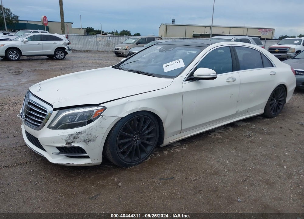 2016 MERCEDES-BENZ S 550 VIN: WDDUG8CB1GA219214