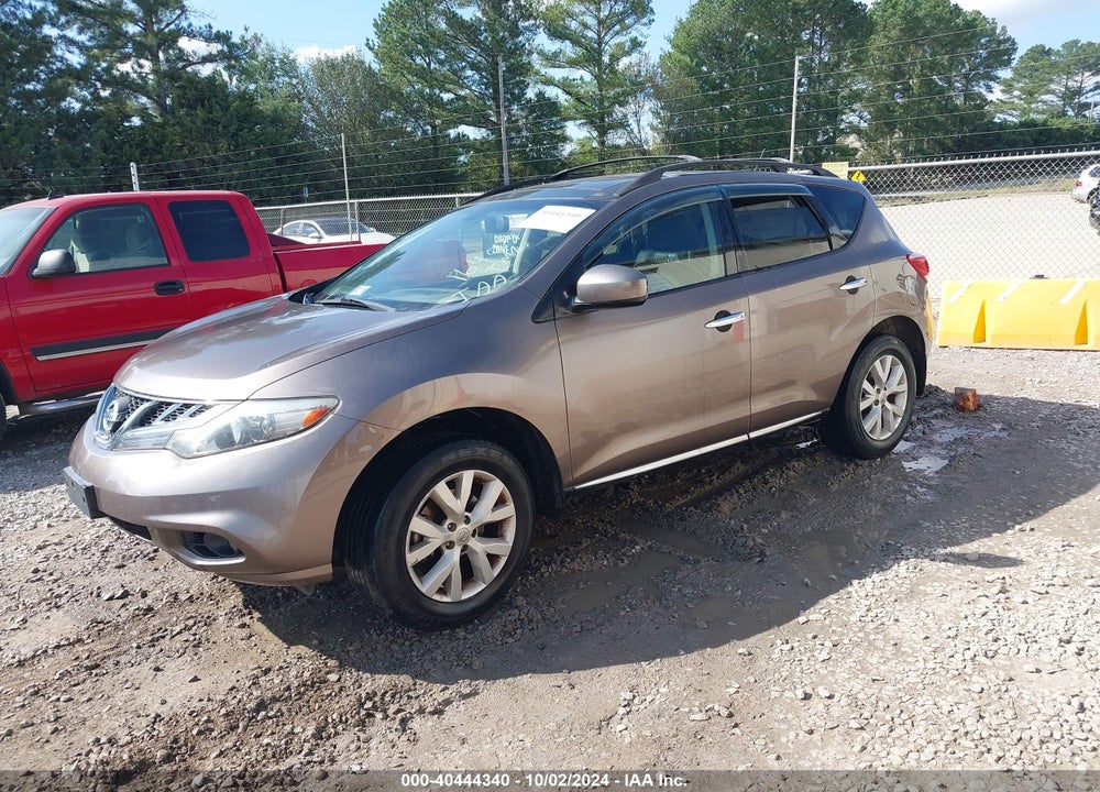 2011 NISSAN MURANO SL VIN: JN8AZ1MW9BW164074