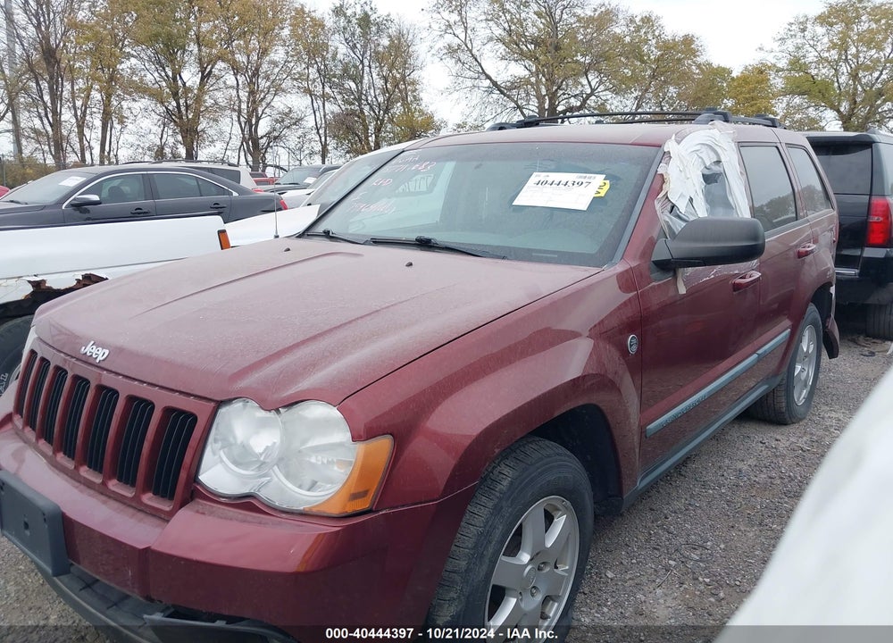 2008 JEEP GRAND CHEROKEE LAREDO VIN: 1J8HR48N18C220590