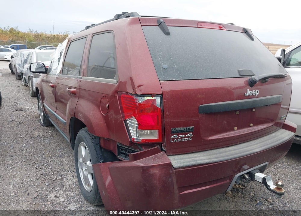 2008 JEEP GRAND CHEROKEE LAREDO VIN: 1J8HR48N18C220590