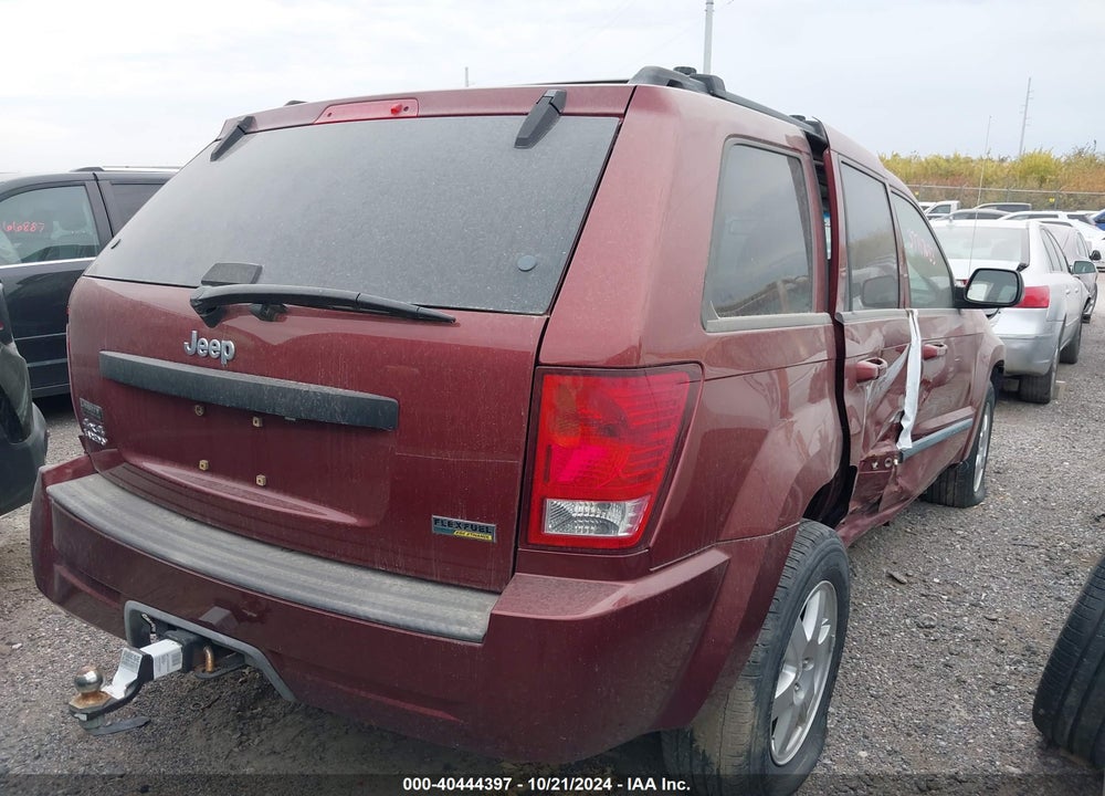 2008 JEEP GRAND CHEROKEE LAREDO VIN: 1J8HR48N18C220590
