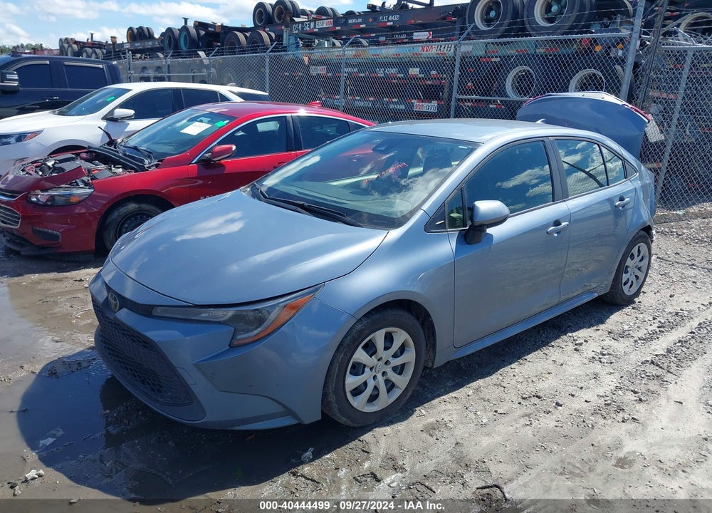 2022 TOYOTA COROLLA LE VIN: JTDEPMAE5NJ218763