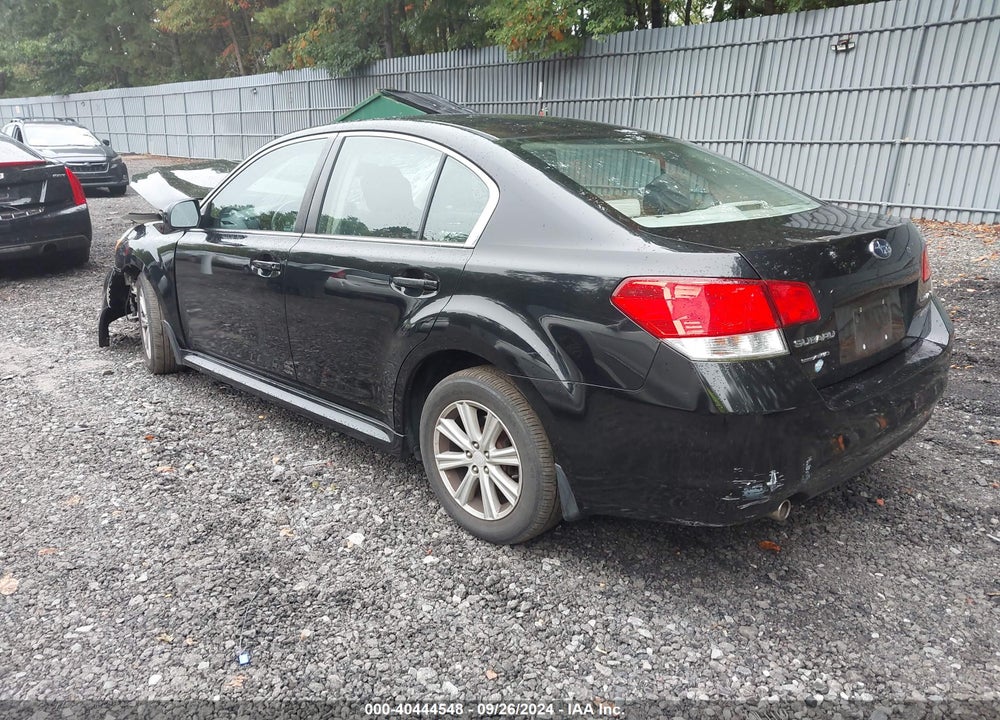 2011 SUBARU LEGACY 2.5I PREMIUM VIN: 4S3BMBC62B3258983