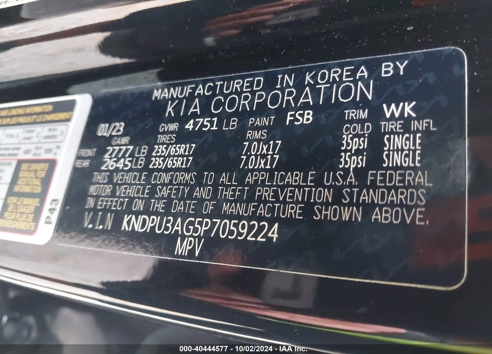 2023 KIA SPORTAGE HYBRID LX VIN: KNDPU3AG5P7059224