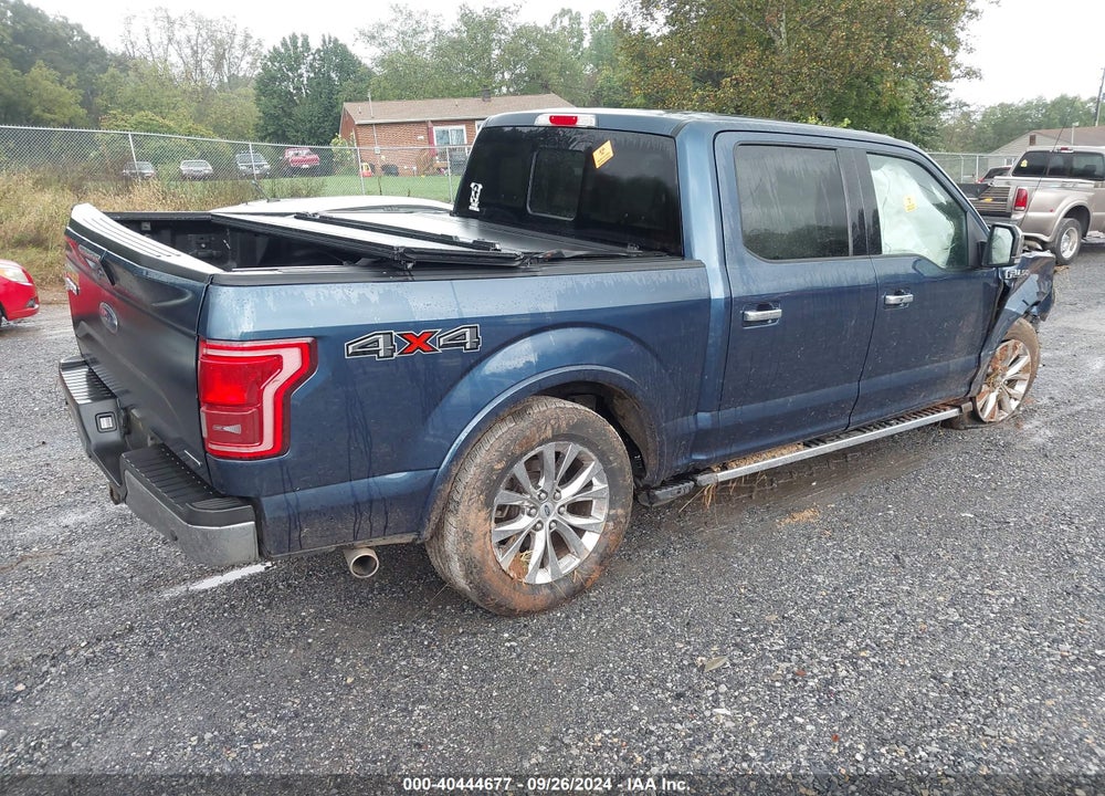 2016 FORD F-150 LARIAT VIN: 1FTEW1EF3GFC72878